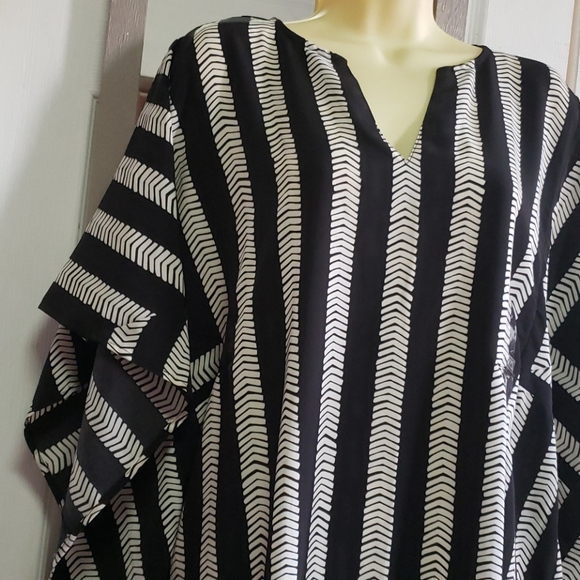 Whoopi Goldberg stripe Kimono/dress - Picture 3 of 11